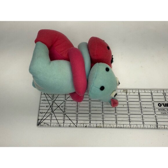 Vintage Knickerbocker Embracebles Pink And Blue Hugging Hippos Stuffed Animal - Picture 8 of 8